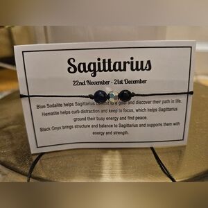 Sagittarius Zodiac Gem Bracelet